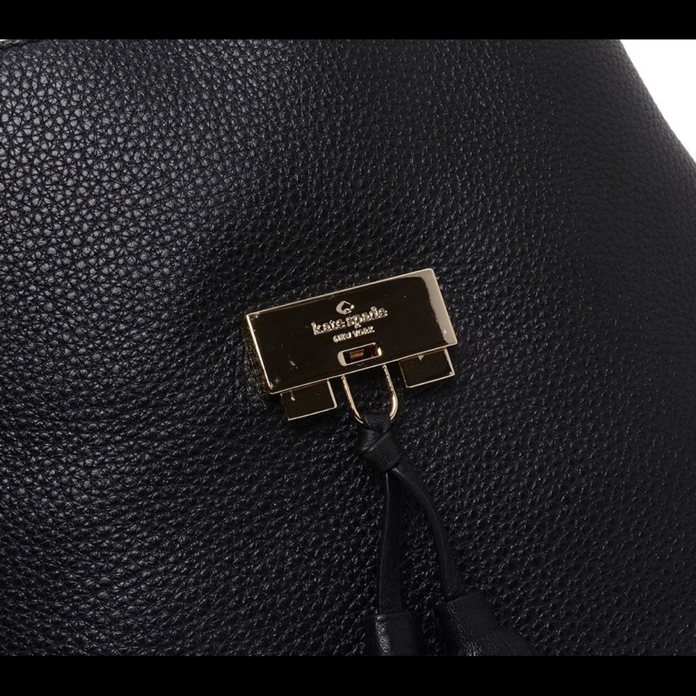 NWT Kate spade black Hayes Backpack - Picture 7 of 8